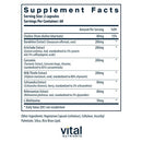 liver support vital nutrients supplement facts