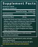 liver cleanse gaia herbs supplement facts