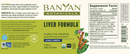 liver formula banyan botanicals label