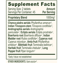 liver formula banyan botanicals supplement facts