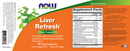 liver refresh (now foods) label
