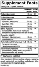 liver support capsules supplement facts