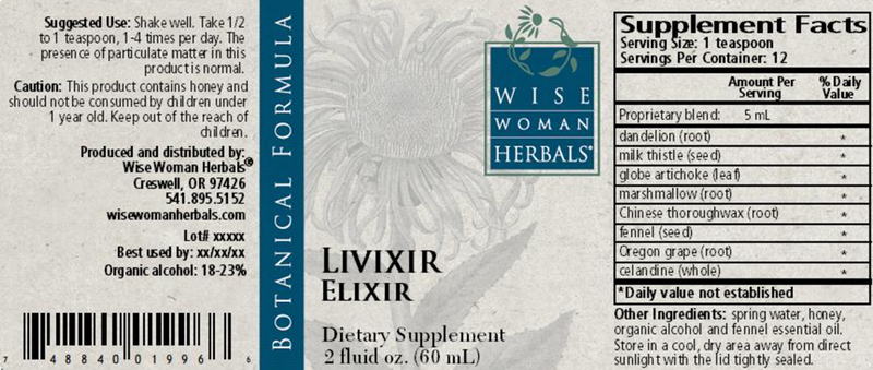 Livixir Wise Woman Herbals products