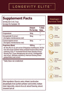 Longevity Elite Quicksilver Scientific supplement facts