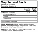 lumbrokinase enzymes dr. mercola supplement facts