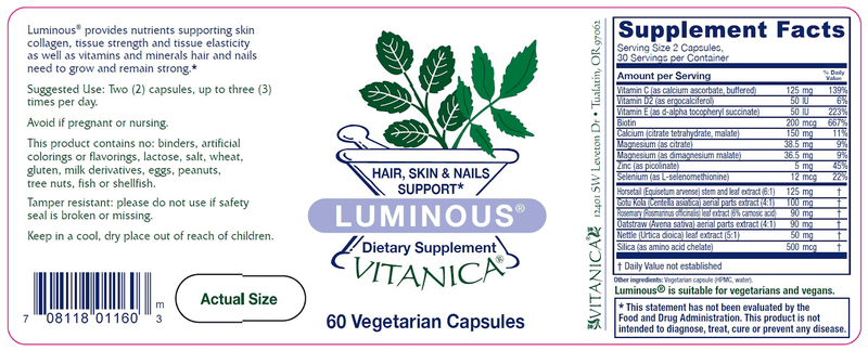 Luminous Vitanica products
