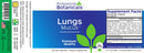 lungs mucus (professional botanicals) label