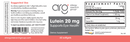 lutein 20 mg allergy research group label