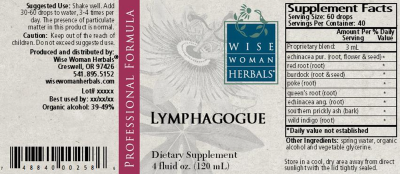 Lymphagogue Compound 4oz Wise Woman Herbals