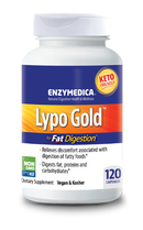 lypo gold enzymedica 120 caps