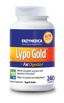 lypo gold enzymedica 240 caps