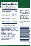 lypo optimize enzyme science supplement facts