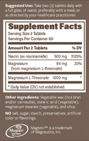 mag-amide sr endurance product company supplement facts