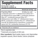 max 12 probiotic (metabolic code) supplement facts