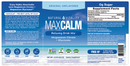 maxcalm magnesium citrate + glycinate natural vitality label