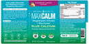 maxcalm plus calcium natural vitality label