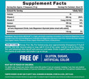 maxcalm plus calcium natural vitality supplement facts