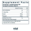 modified citrus pectin vital nutrients supplement facts