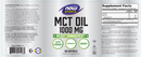 mct oil 1000 mg (now sports) label