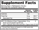 mct oil (now sports) supplement facts