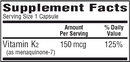 MK-7 (Vitamin K2) 150 mcg