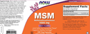 buy MSM 1000 mg (now foods)