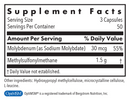 msm allergy research group supplement facts