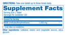 msm anabolic laboratories supplement facts