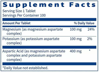 Mag-Potassium Aspartate Klaire Labs supplements