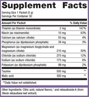 magactive magnesium muscle powder packets (metagenics) supplement facts