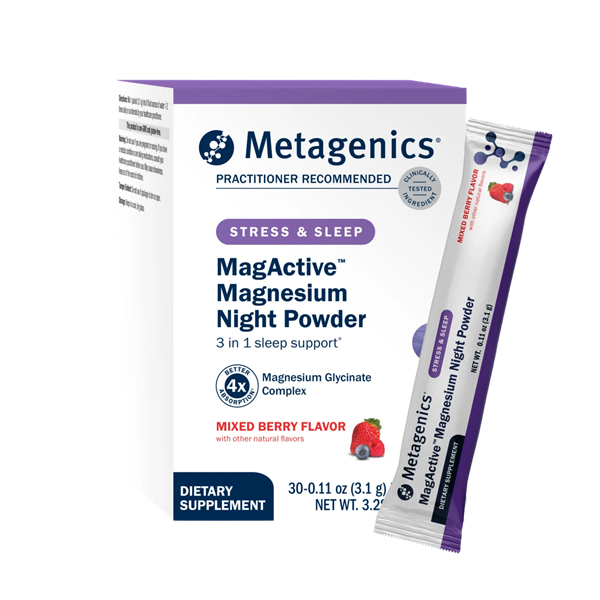 magactive magnesium night powder packets metagenics