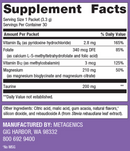 magactive magnesium relax metagenics supplement facts
