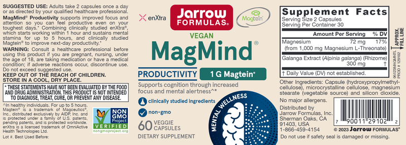MagMind Productivity (Jarrow Formulas) label