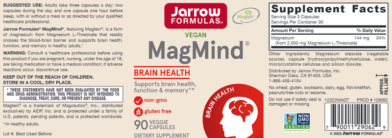 MagMind Jarrow Formulas label