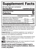 magsoothe tart raspberry lemonade (jigsaw health) supplement facts