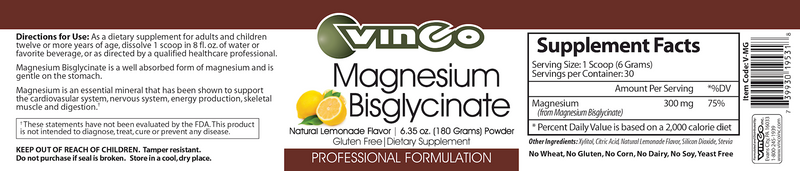 buy magnesium bisglycinate vinco