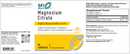 magnesium citrate sfi health label