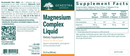 magnesium complex liquid genestra label