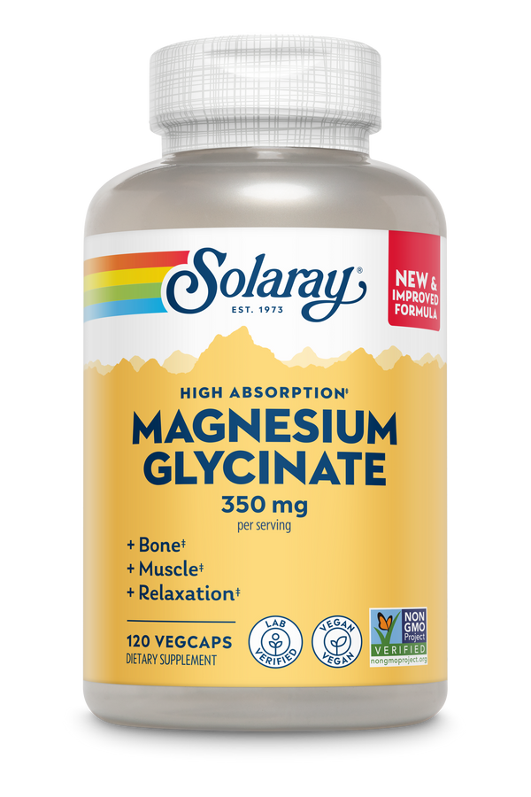 Magnesium Glycinate 350 mg 120ct Solaray