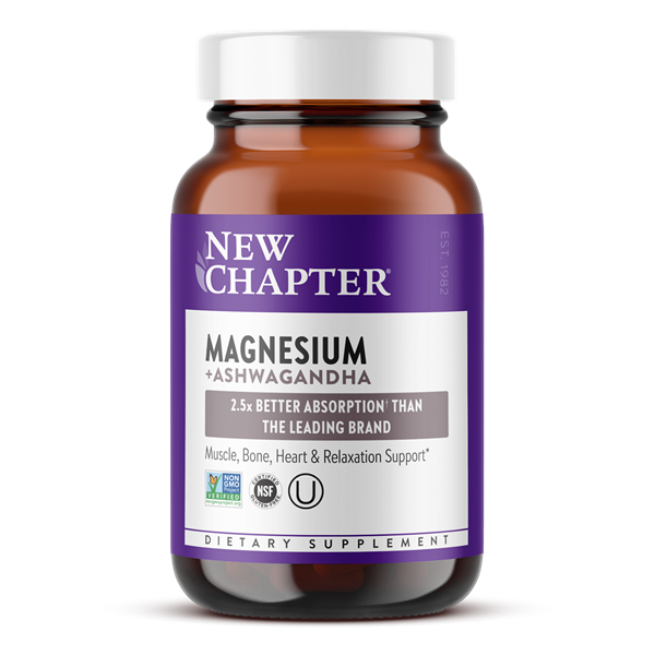 Magnesium + Ashwagandha (New Chapter)