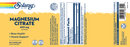 magnesium citrate 400 mg solaray label