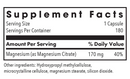 magnesium citrate 180 caps allergy research group supplement facts