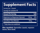 magnesium glycinate trace minerals research supplement facts
