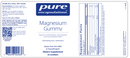 magnesium gummy pure encapsulations label
