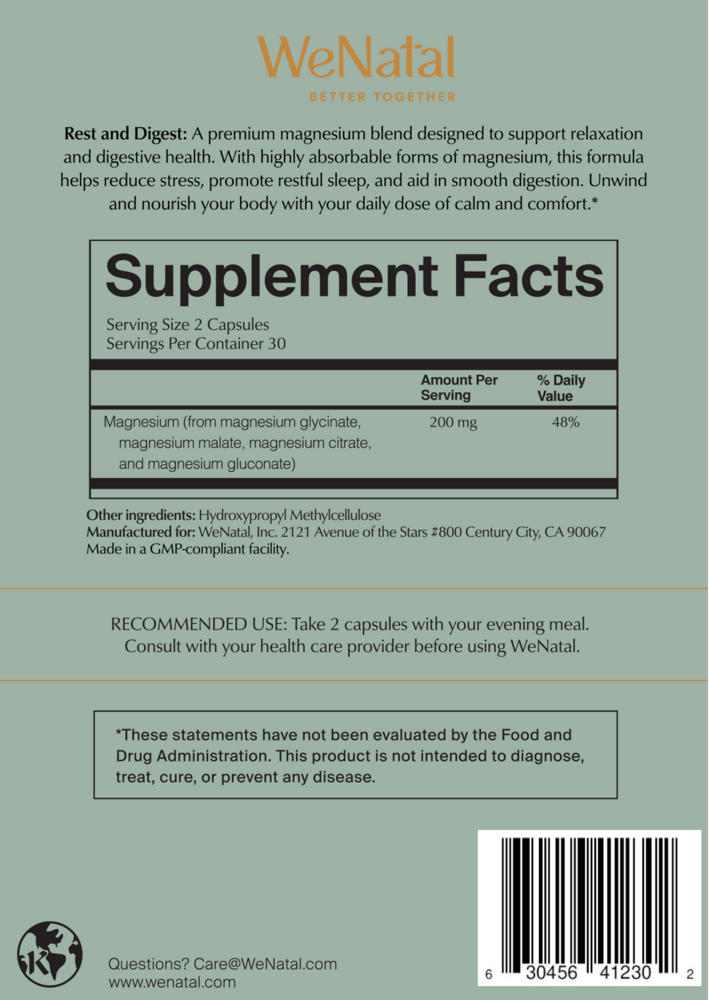 buy magnesium rest + digest wenatal