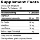 magnezyme progressive labs supplement facts