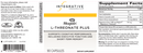 magtein l-threonate plus integrative therapeutics label
