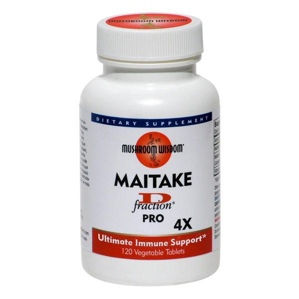 maitake d fraction pro 4x tablets (mushroom wisdom inc.)