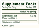 manjistha powder banyan botanicals supplement facts