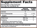 mannose cranberry (now foods) supplement facts